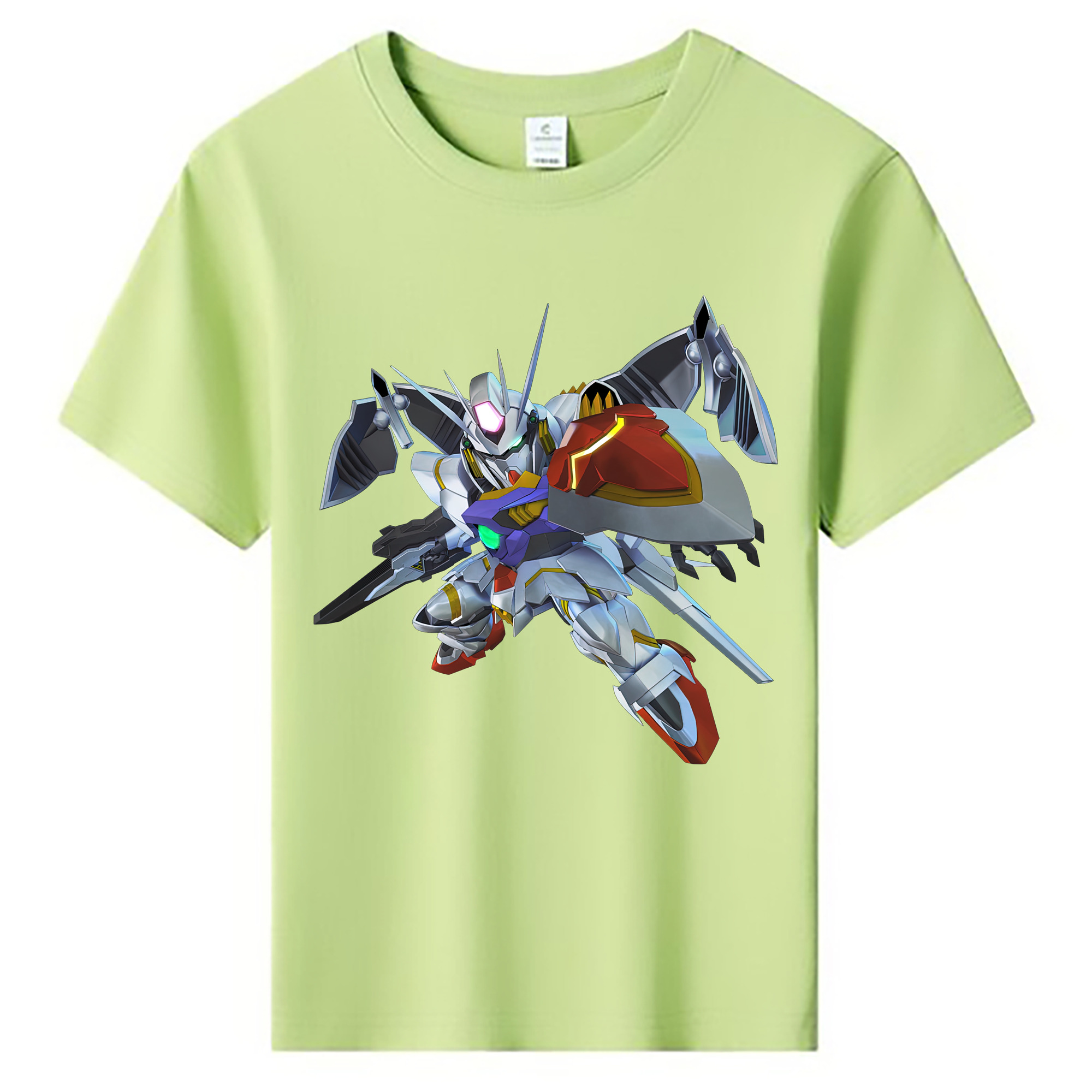 （画像用） 機動戦士ガンダム Mobile Suit Gundam 綿100％キッズTシャツ（フロントプリント）